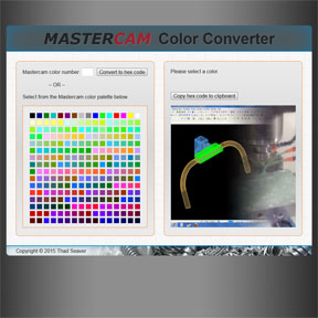 Mastercam Color Converter