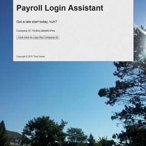 Payroll Login Assistant
